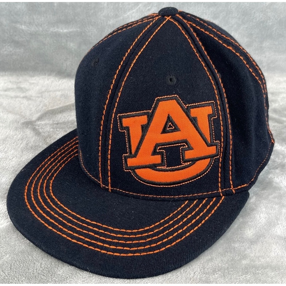 Top Of World Auburn Tigers Hat Mens OSFM Orange Blue Excellent Contrast Stitch